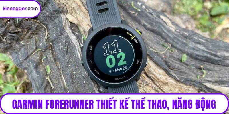 Garmin Forerunner thiết kế thể thao, năng động